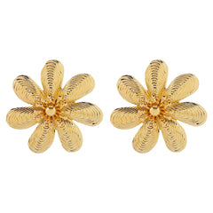 Golden Petal Earrings