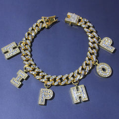 Icy Initial Anklet